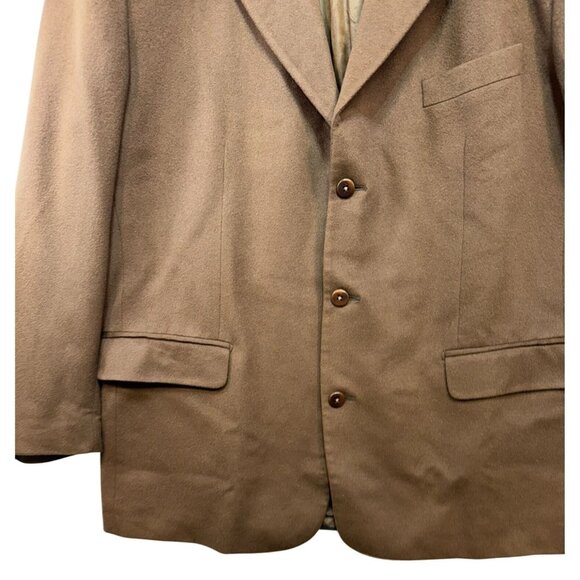 Vintage Colombo Mens Wool Blazer Jacket Brown Vasari Made In Italy - Picture 2 of 14